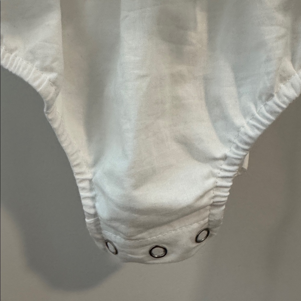White flower fairy baby girl tulle romper - Picture 3 of 5
